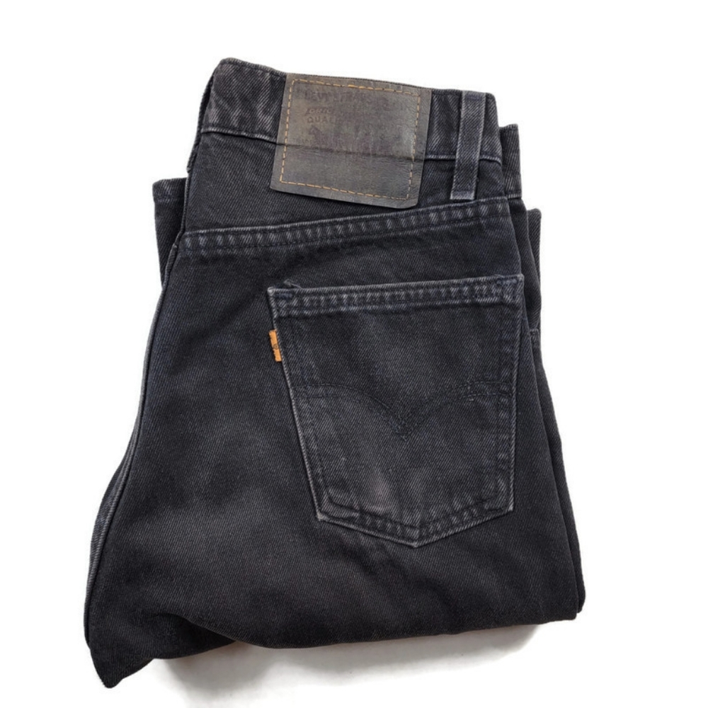 Levi's 505 Regular Fit Straight Leg Orange Tab Vintage Jeans